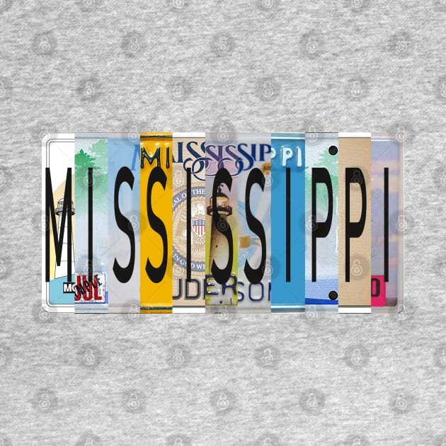 Mississippi License Plates by stermitkermit